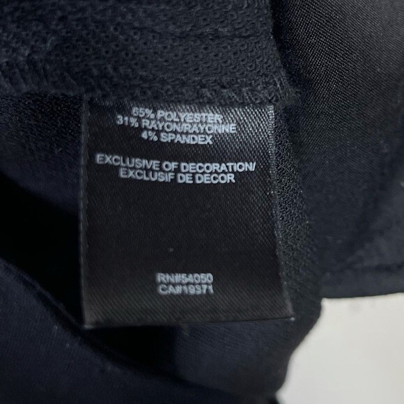 Robert Rodriguez Black Crop Ankle Dress Pants Embellished Embroidered Velvet 6 - Picture 3 of 14